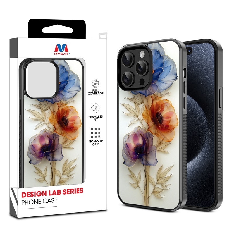 MyBat Design Lab Series Case for Apple iPhone 14 Pro (6.1) - Pressed Flowers