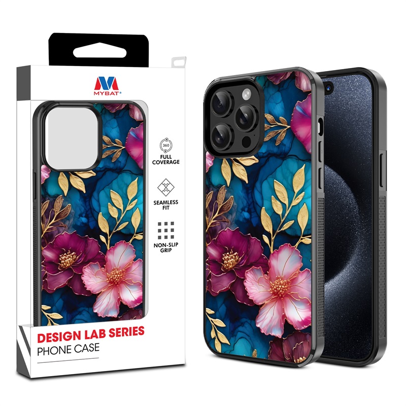 MyBat Design Lab Series Case for Apple iPhone 14 Pro (6.1) - Gilded Petals