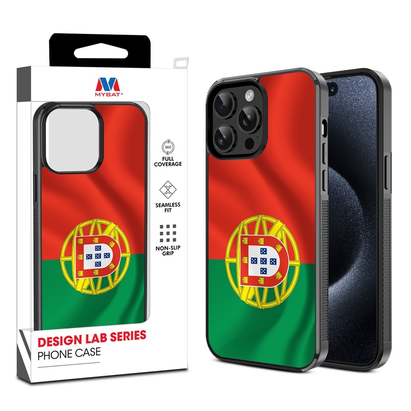MyBat Design Lab Series Case for Apple iPhone 14 Pro Max (6.7) - Portugal Flag