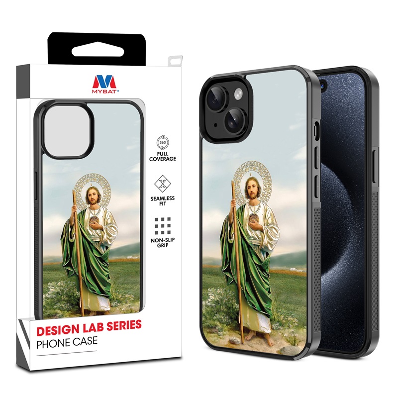 MyBat Design Lab Series Case for Apple iPhone 15 (6.1) - Saint Judas