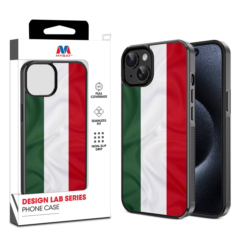 MyBat Design Lab Series Case for Apple iPhone 15 (6.1) - Hungary Flag