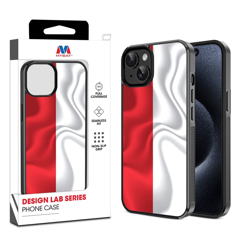 MyBat Design Lab Series Case for Apple iPhone 15 (6.1) - Poland Flag