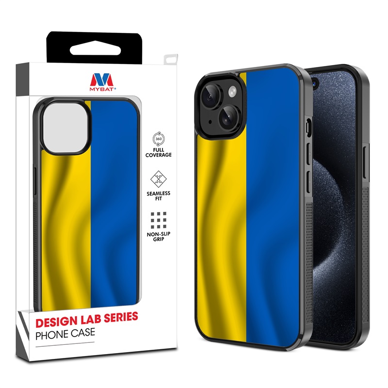 MyBat Design Lab Series Case for Apple iPhone 15 (6.1) - Ukraine Flag