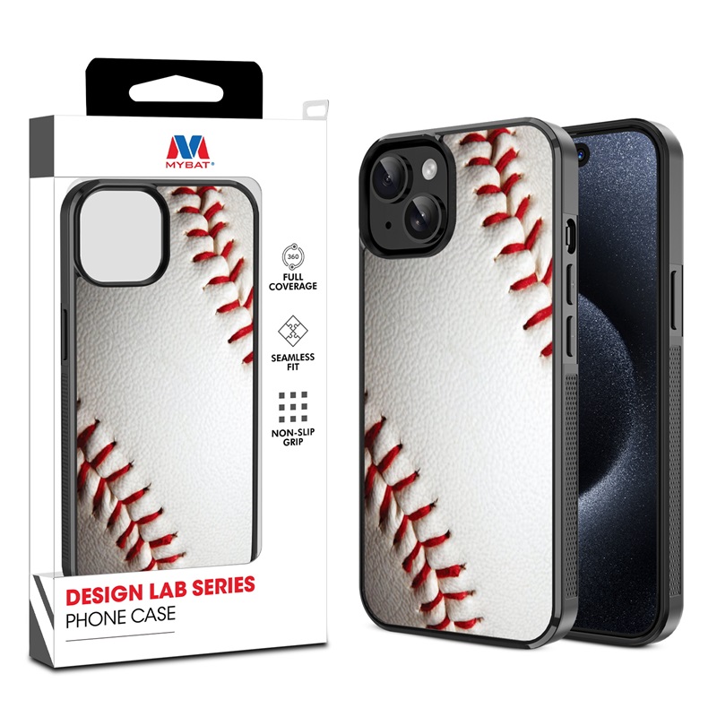 MyBat Design Lab Series Case for Apple iPhone 15 (6.1) - Baseball