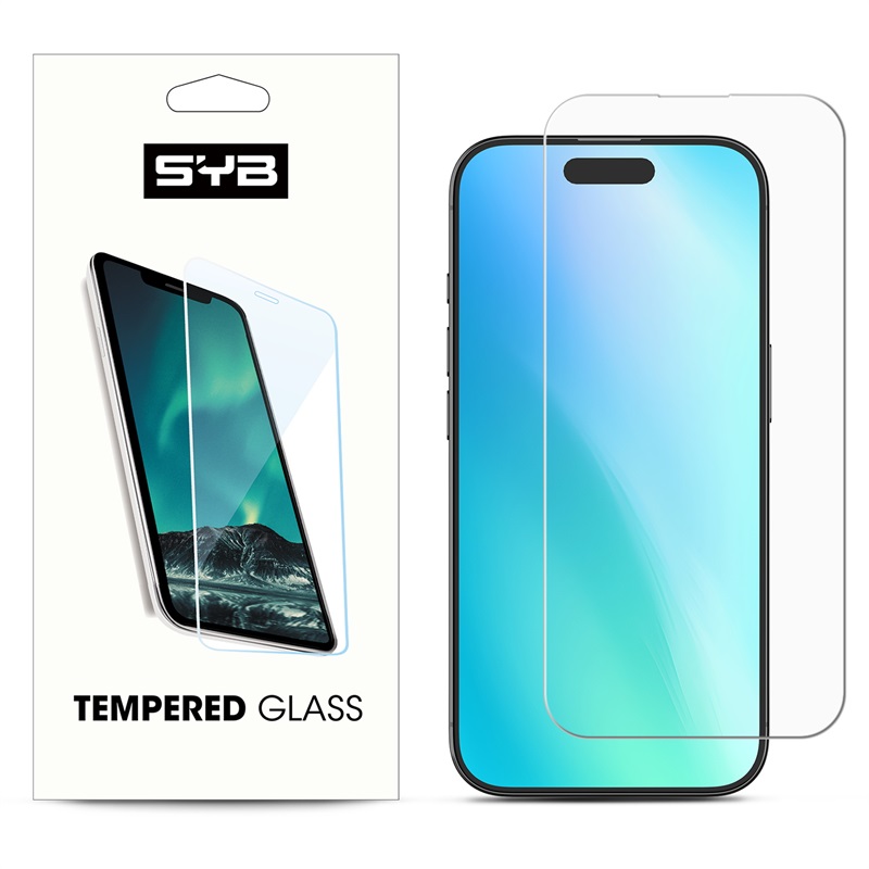 SYB Tempered Glass Screen Protector (2.5D) for Apple iPhone 16 Plus - Clear