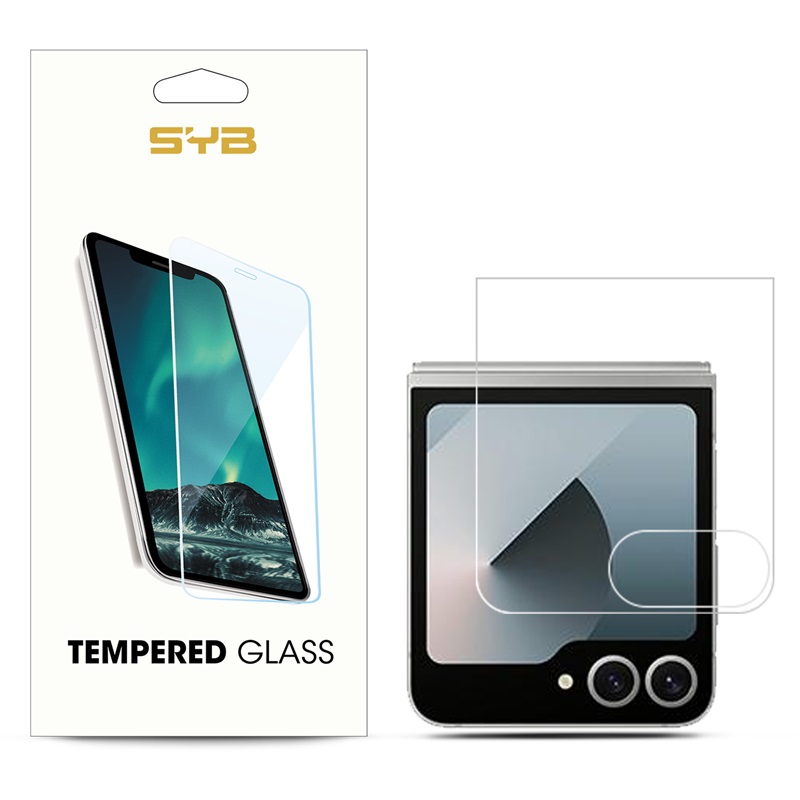SYB Tempered Glass Screen Protector (2.5D) for Samsung Galaxy Z Flip6 - Clear