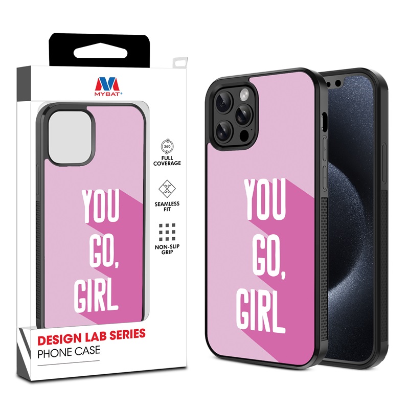 MyBat Design Lab Series Case for Apple iPhone 12 (6.1) - 12 Pro (6.1) - You Go, Girl