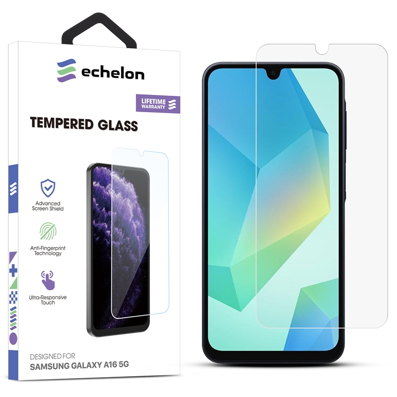 echelon Tempered Glass Screen Protector (2.5D) for Samsung Galaxy A16 5G - Clear