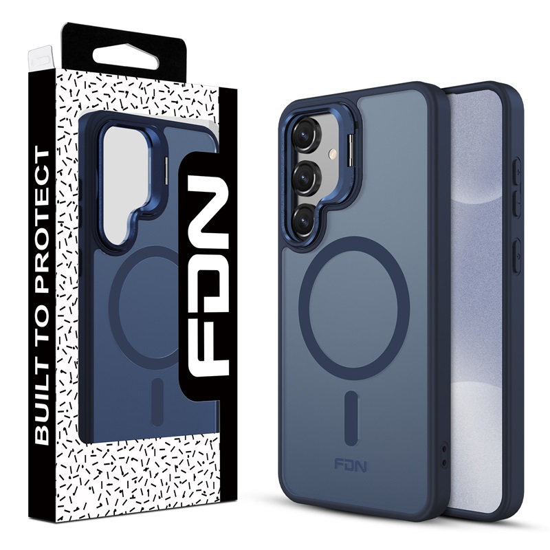 FDN InFrame MagSafe Case with Kickstand for Samsung Galaxy S25 Plus - Cobalt