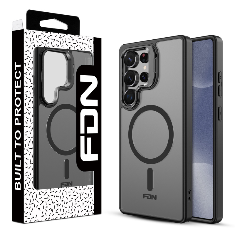 FDN InFrame MagSafe Case with Kickstand for Samsung Galaxy S25 Ultra - Black