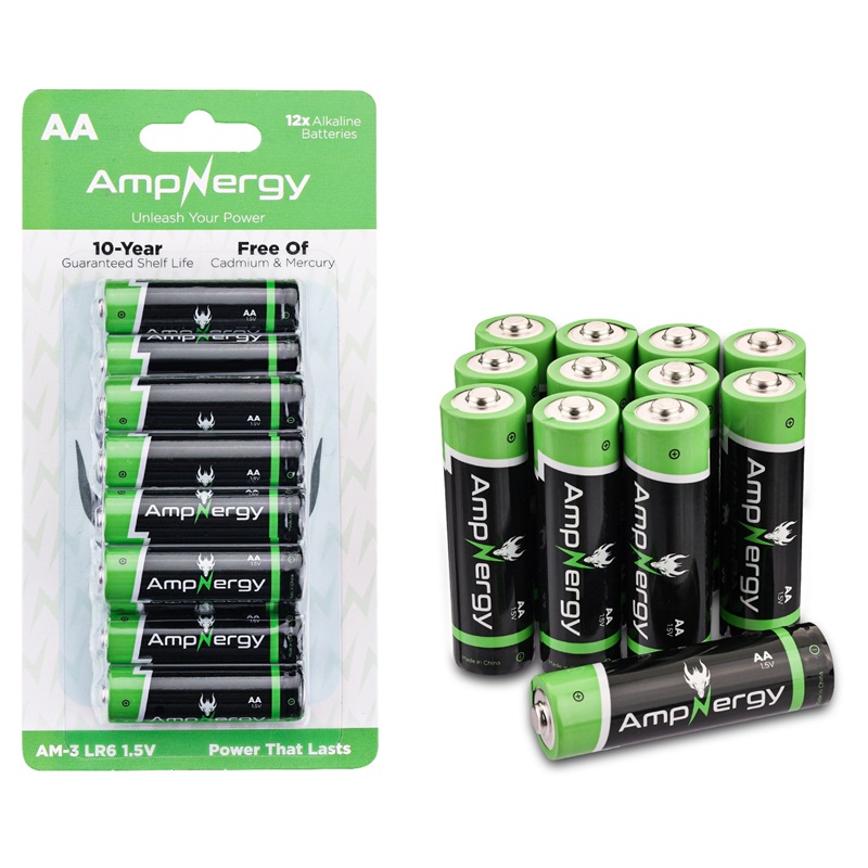 AmpNergy AA Batteries 12 Pack