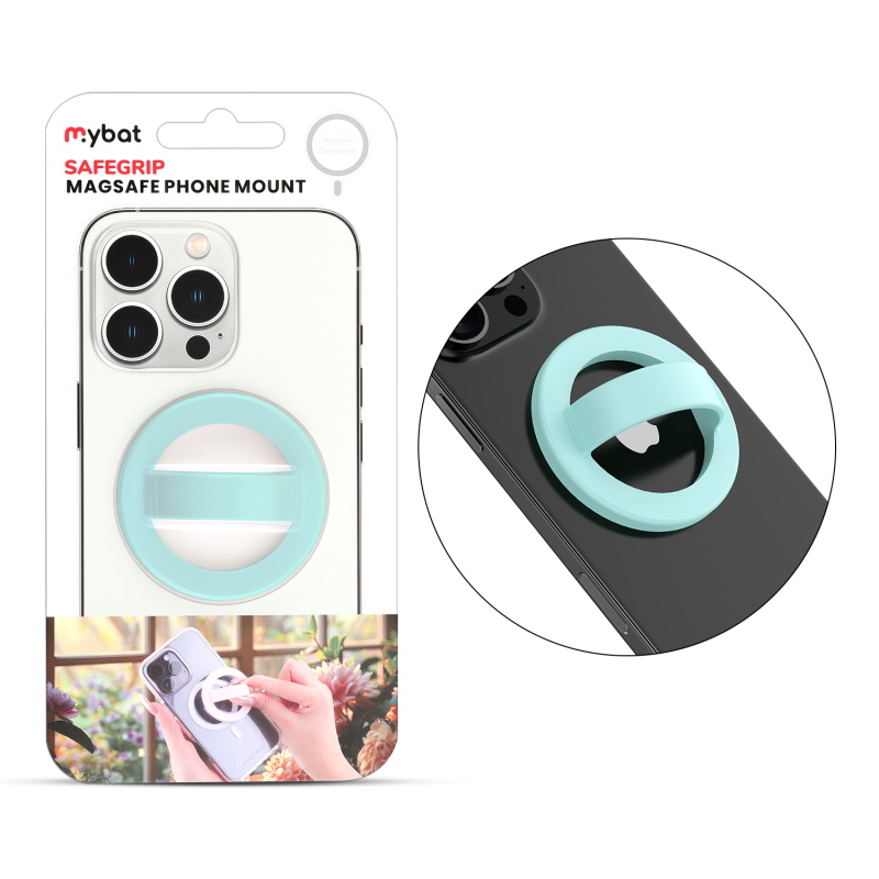 MyBat SafeGrip MagSafe Phone Grip - Green