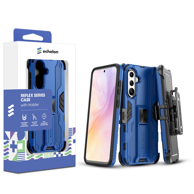 echelon Reflex Series Case with Holster for Samsung Galaxy A36 5G - Reflex Blue