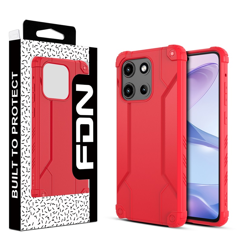 FDN Tactile Series  Case for Motorola Moto G Stylus 5G (2025) - Red