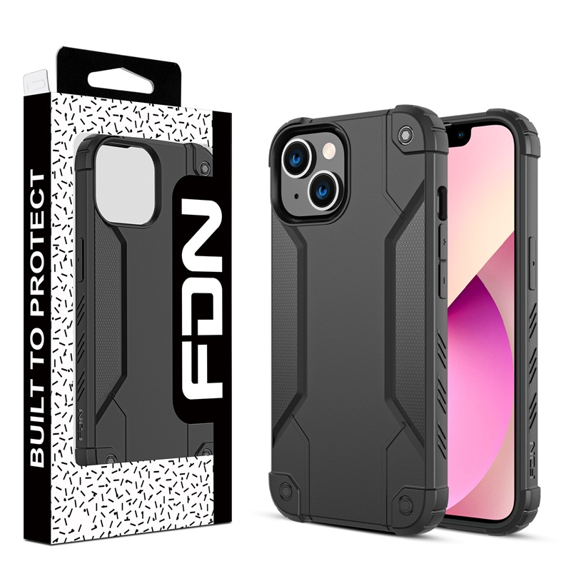 FDN Tactile Series  Case for Apple iPhone 16e / 15 / 14 / 13  - Black 