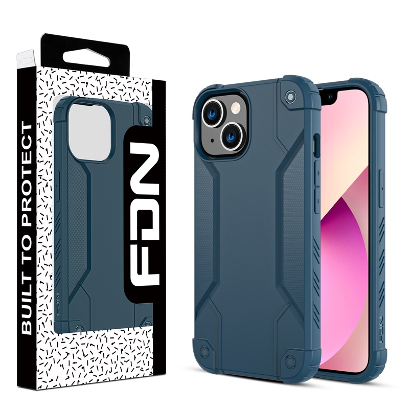 FDN Tactile Series  Case for Apple iPhone 16e / 15 / 14 / 13  - Blue 