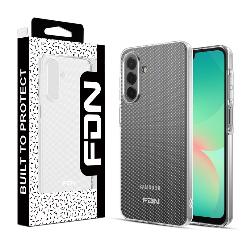 FDN Candy Skin Cover for Samsung Galaxy A26 5G - Glossy Transparent Clear