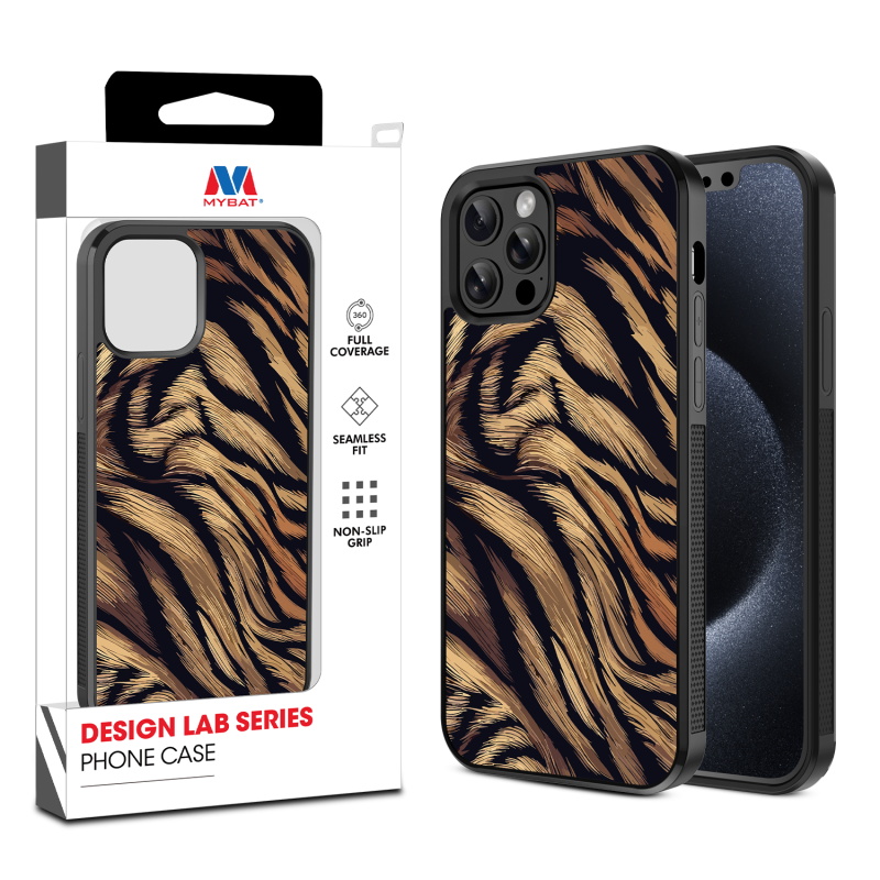 MyBat Design Lab Series Case for Apple iPhone 12 - 12 Pro (6.1) - Tiger Fur