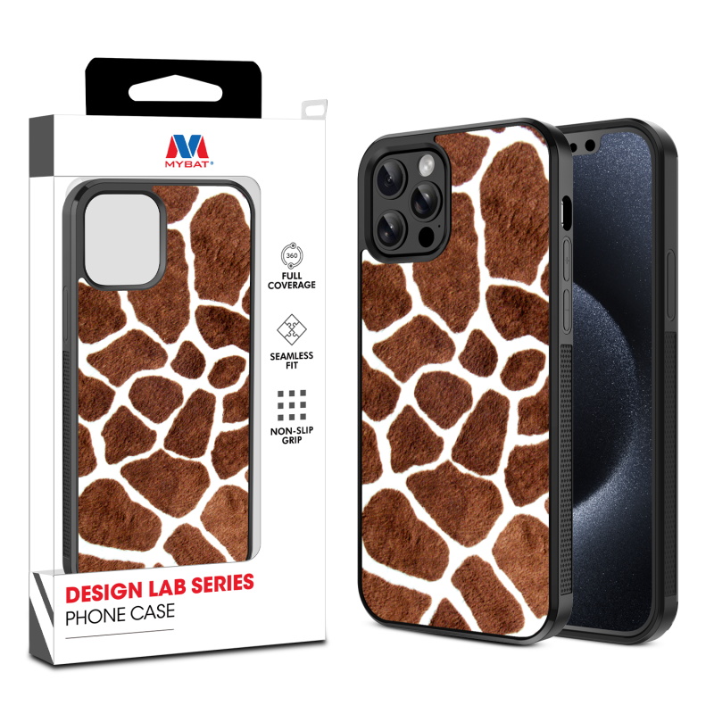 MyBat Design Lab Series Case for Apple iPhone 12 - 12 Pro (6.1) - Giraffe spots