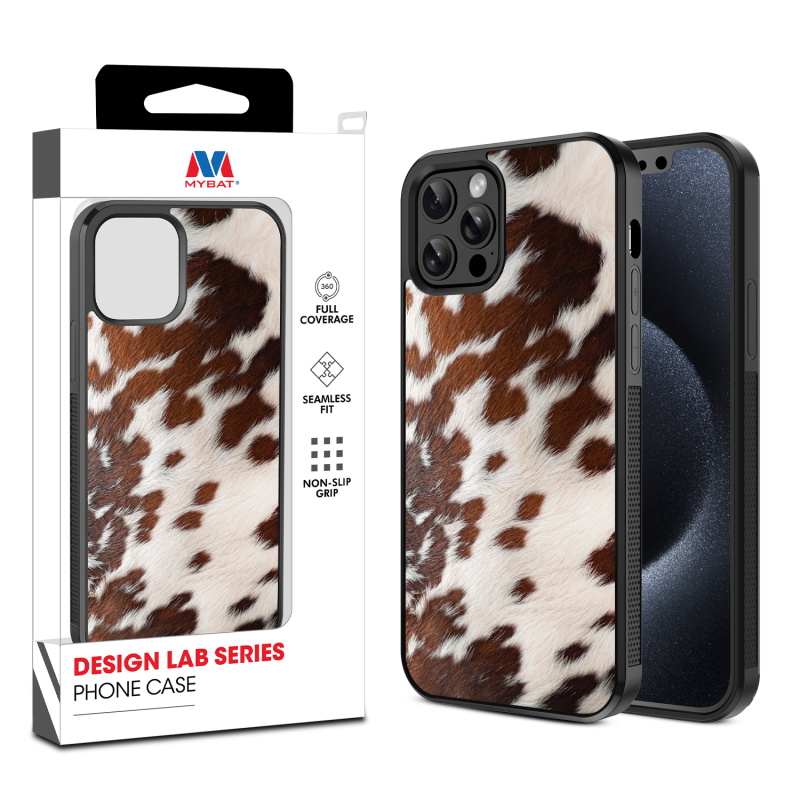 MyBat Design Lab Series Case for Apple iPhone 12 - 12 Pro (6.1) - Cow Fur