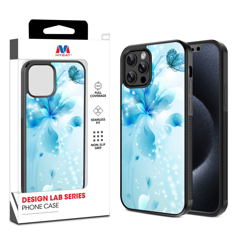 MyBat Design Lab Series Case for Apple iPhone 12 - 12 Pro (6.1) - Butterfly - Flowers