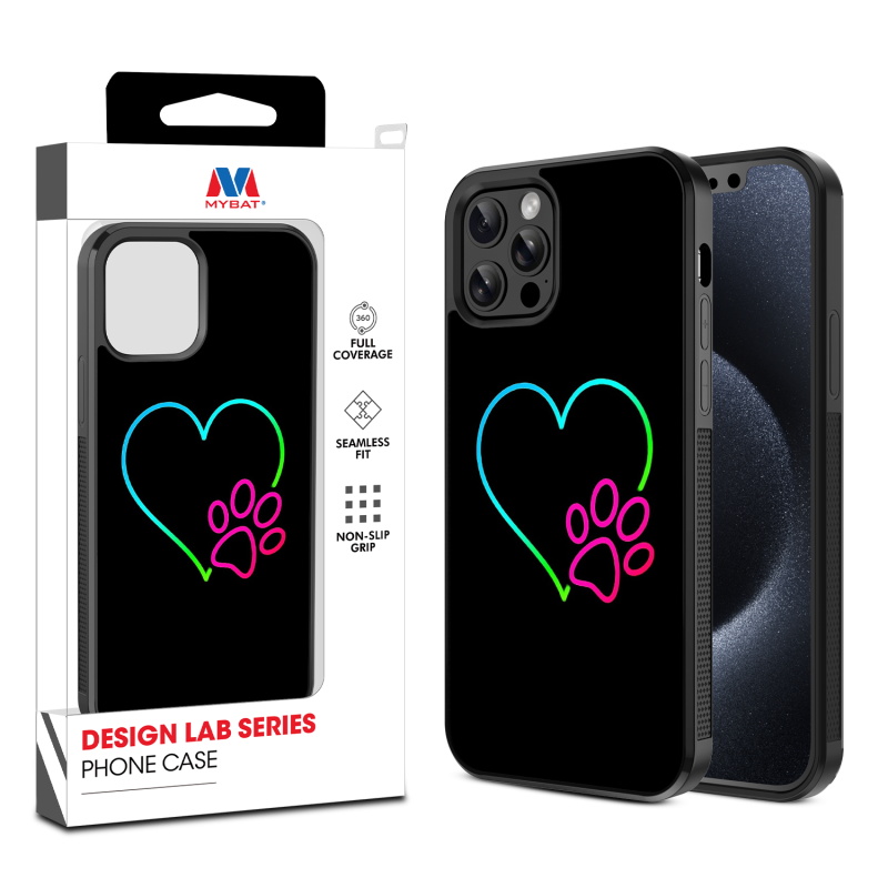 MyBat Design Lab Series Case for Apple iPhone 12 - 12 Pro (6.1) - Puppy Love