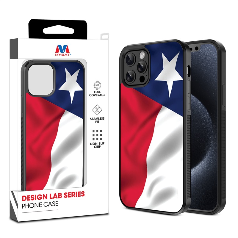 MyBat Design Lab Series Case for Apple iPhone 12 - 12 Pro (6.1) - Texas State Flag