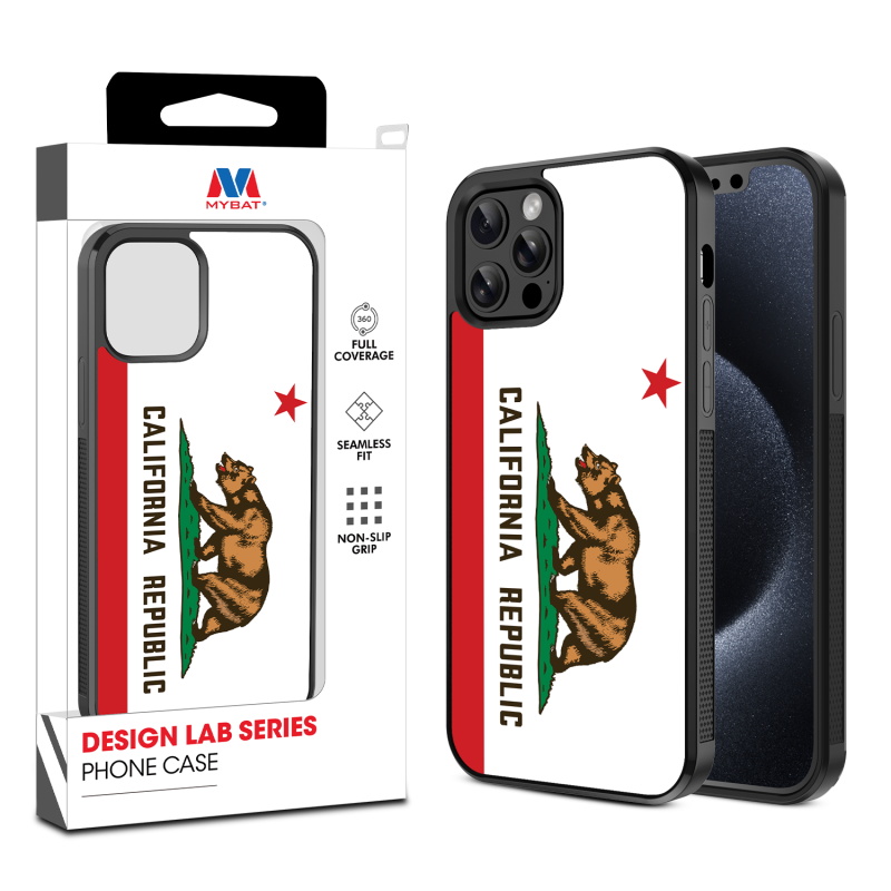 MyBat Design Lab Series Case for Apple iPhone 12 - 12 Pro (6.1) - California State Flag