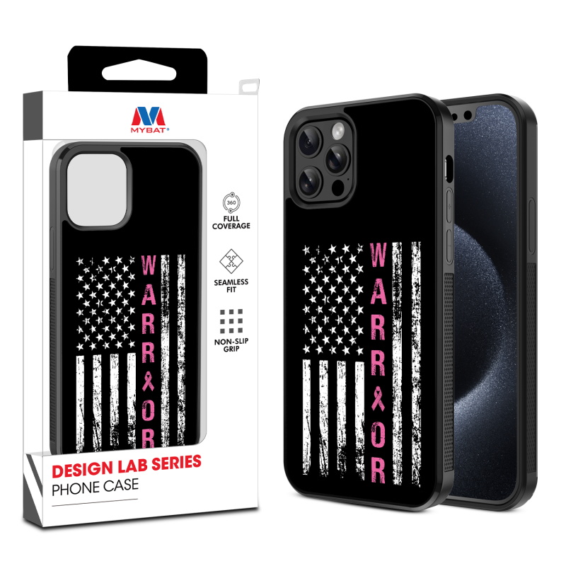 MyBat Design Lab Series Case for Apple iPhone 12 - 12 Pro (6.1) - Pink Ribbon