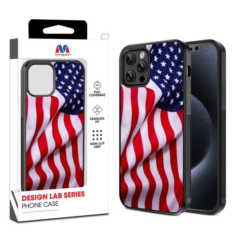 MyBat Design Lab Series Case for Apple iPhone 12 - 12 Pro (6.1) - Stars - Stripes