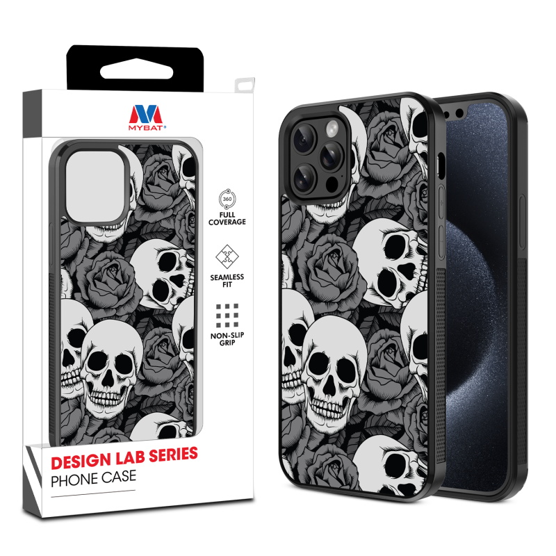 MyBat Design Lab Series Case for Apple iPhone 12 - 12 Pro (6.1) - Skull Garden