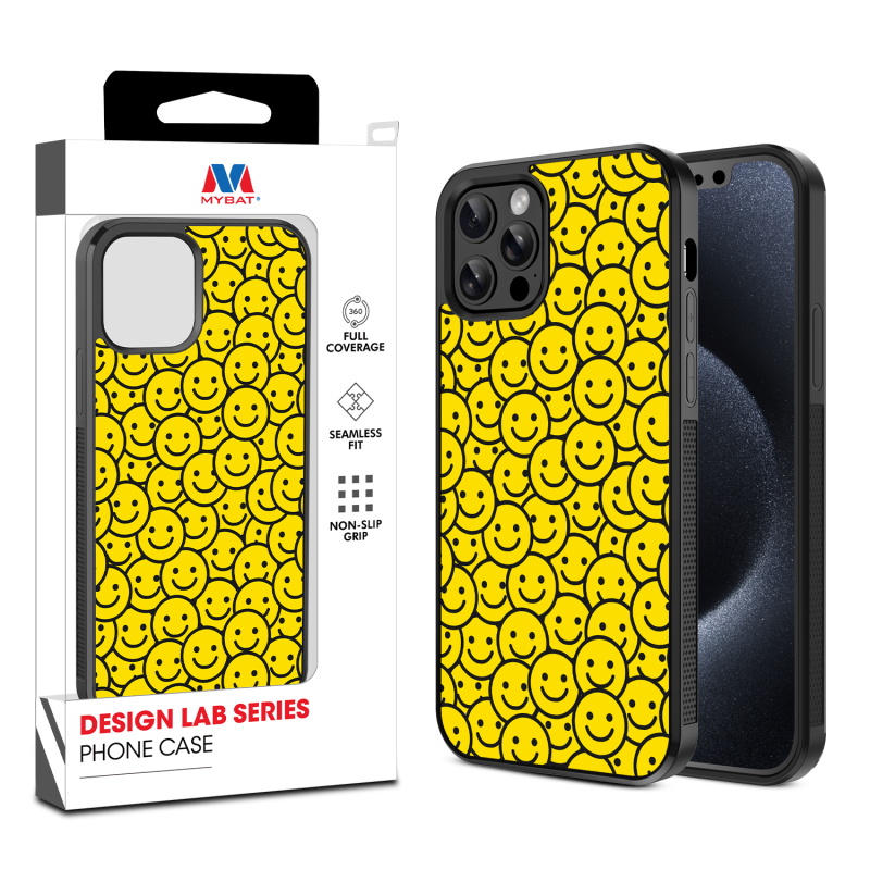 MyBat Design Lab Series Case for Apple iPhone 12 - 12 Pro (6.1) - Smiley Faces
