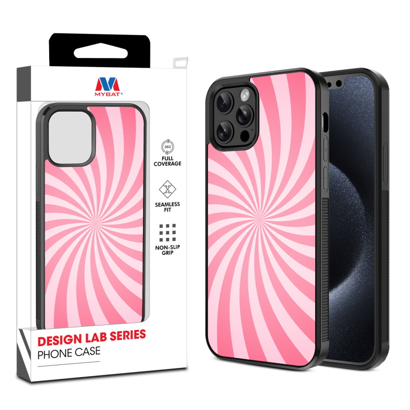 MyBat Design Lab Series Case for Apple iPhone 12 - 12 Pro (6.1) - Candy Swirl