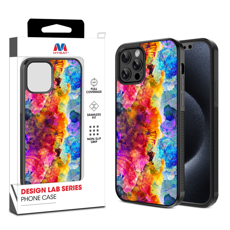 MyBat Design Lab Series Case for Apple iPhone 12 - 12 Pro (6.1) - Color Burst