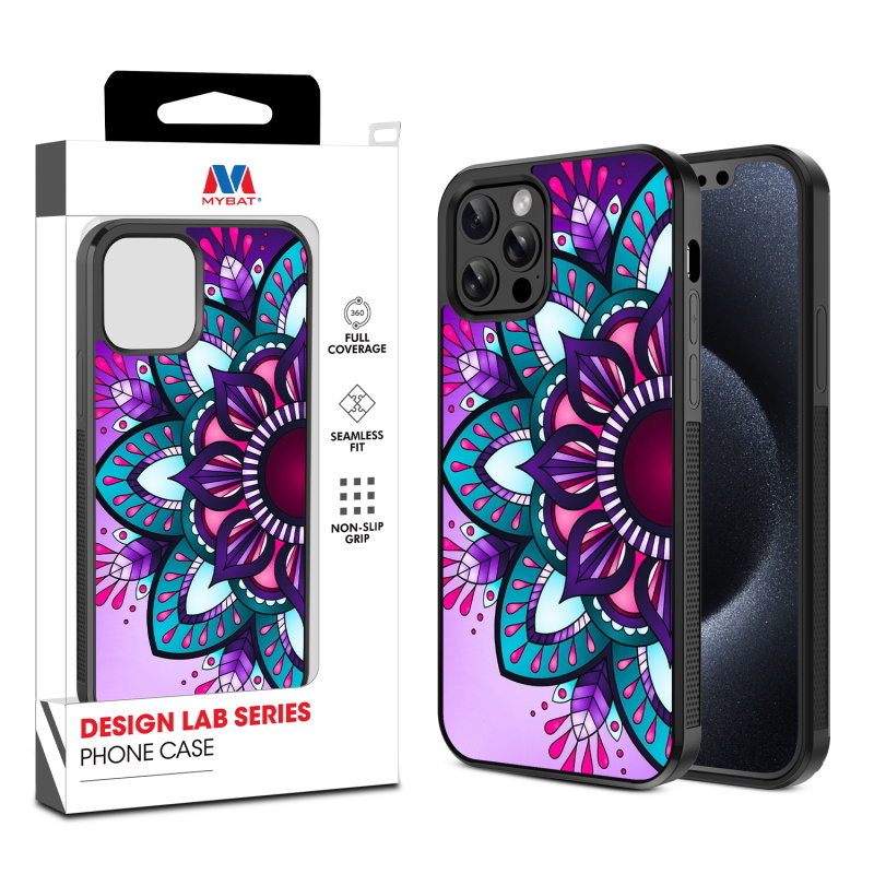 MyBat Design Lab Series Case for Apple iPhone 12 - 12 Pro (6.1) - Flower Mandala