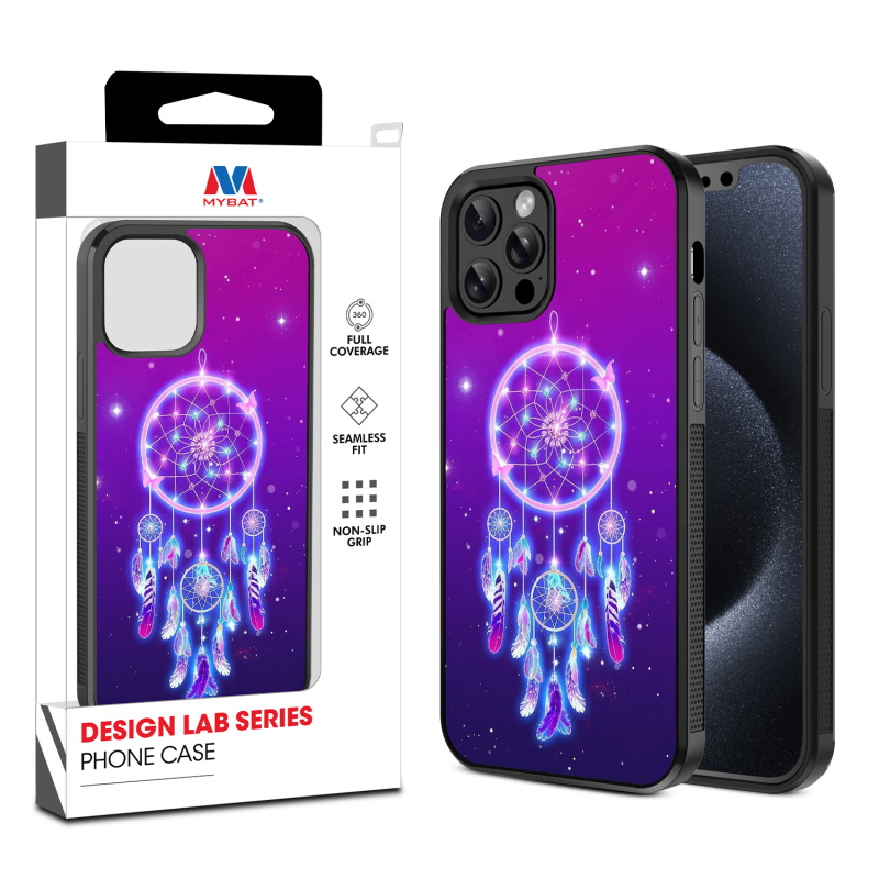 MyBat Design Lab Series Case for Apple iPhone 12 - 12 Pro (6.1) - Neon Dreamcatcher