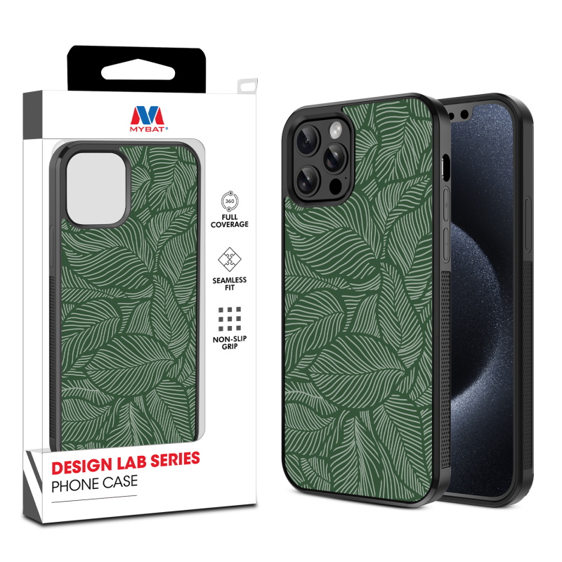 MyBat Design Lab Series Case for Apple iPhone 12 - 12 Pro (6.1) - Leaves