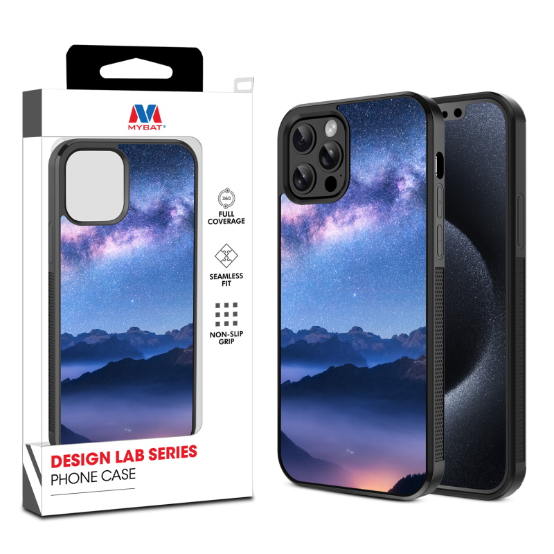 MyBat Design Lab Series Case for Apple iPhone 12 - 12 Pro (6.1) - Celestial Mountains