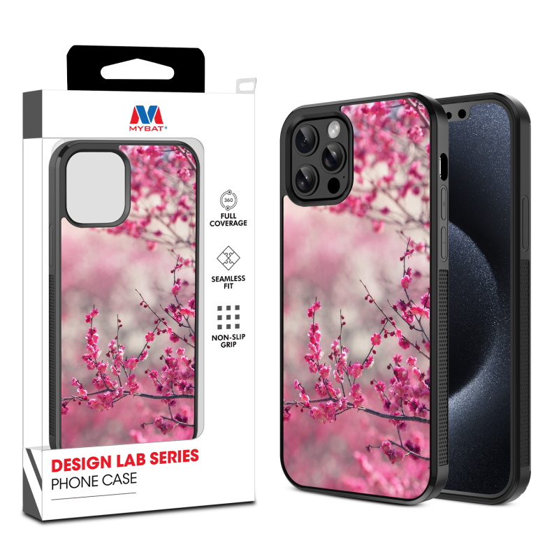 MyBat Design Lab Series Case for Apple iPhone 12 - 12 Pro (6.1) - Sakura Blooms