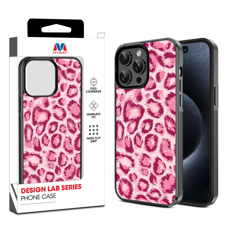 MyBat Design Lab Series Case for Apple iPhone 14 Pro (6.1) - Pink Leopard Print