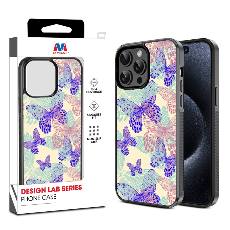 MyBat Design Lab Series Case for Apple iPhone 14 Pro (6.1) - Butterflies