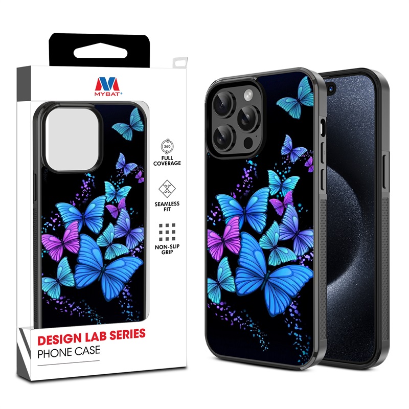 MyBat Design Lab Series Case for Apple iPhone 14 Pro (6.1) - Butterfly Night