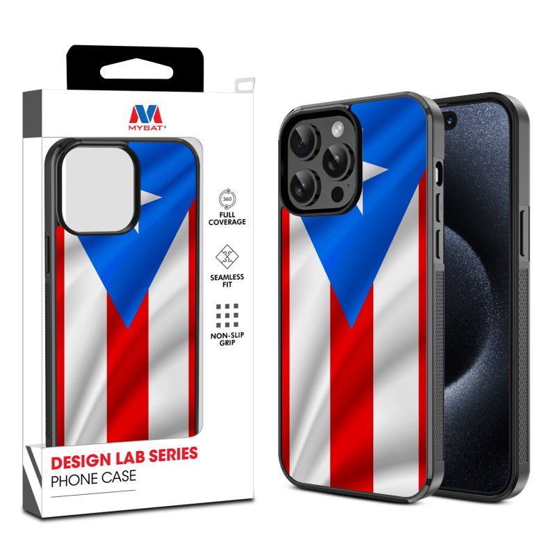 MyBat Design Lab Series Case for Apple iPhone 14 Pro (6.1) - Puerto Rican Flag