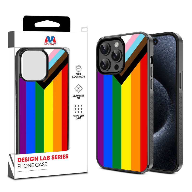 MyBat Design Lab Series Case for Apple iPhone 14 Pro (6.1) - LGBTQ+ Flag