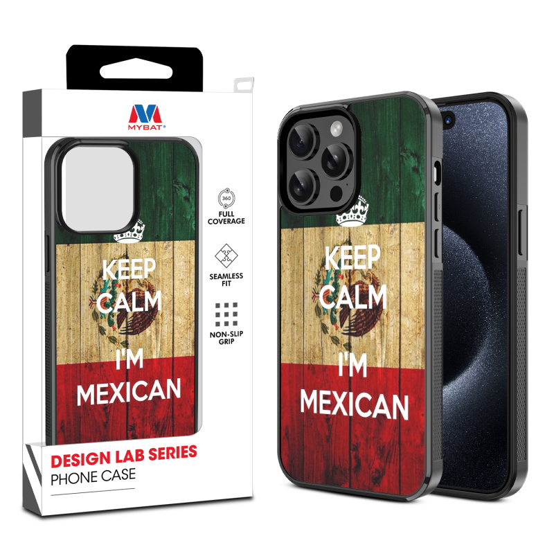 MyBat Design Lab Series Case for Apple iPhone 14 Pro (6.1) - Keep Calm, I'm Mexican