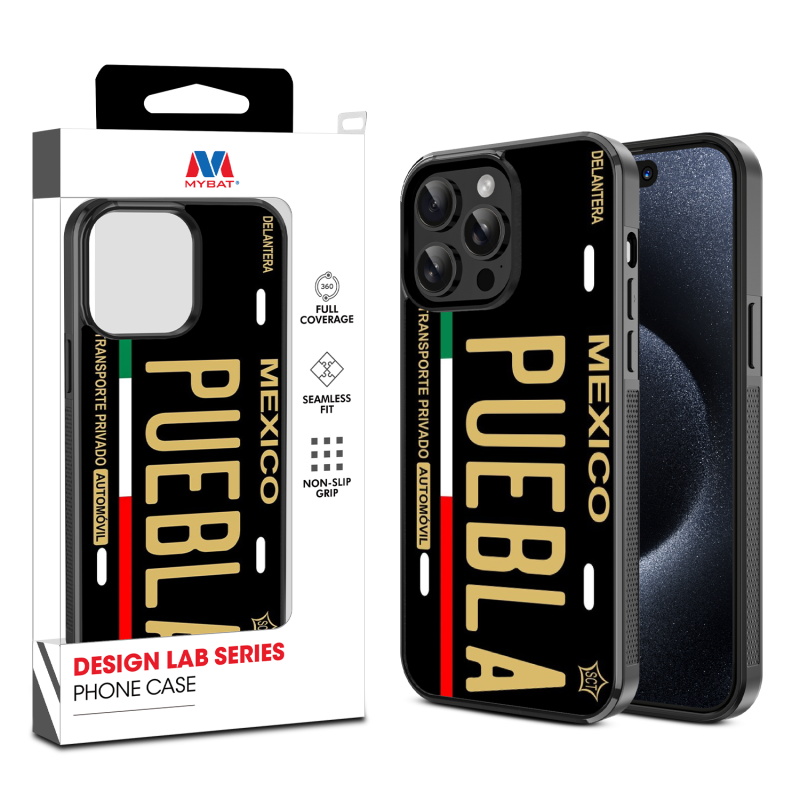 MyBat Design Lab Series Case for Apple iPhone 14 Pro (6.1) - Puebla Black