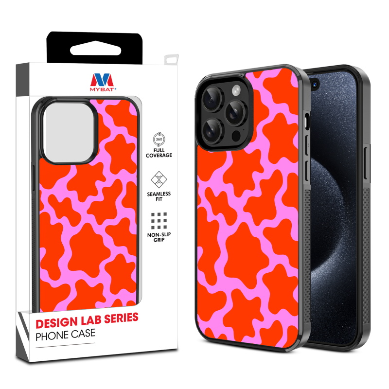 MyBat Design Lab Series Case for Apple iPhone 14 Pro (6.1) - Pink Retro Splashes