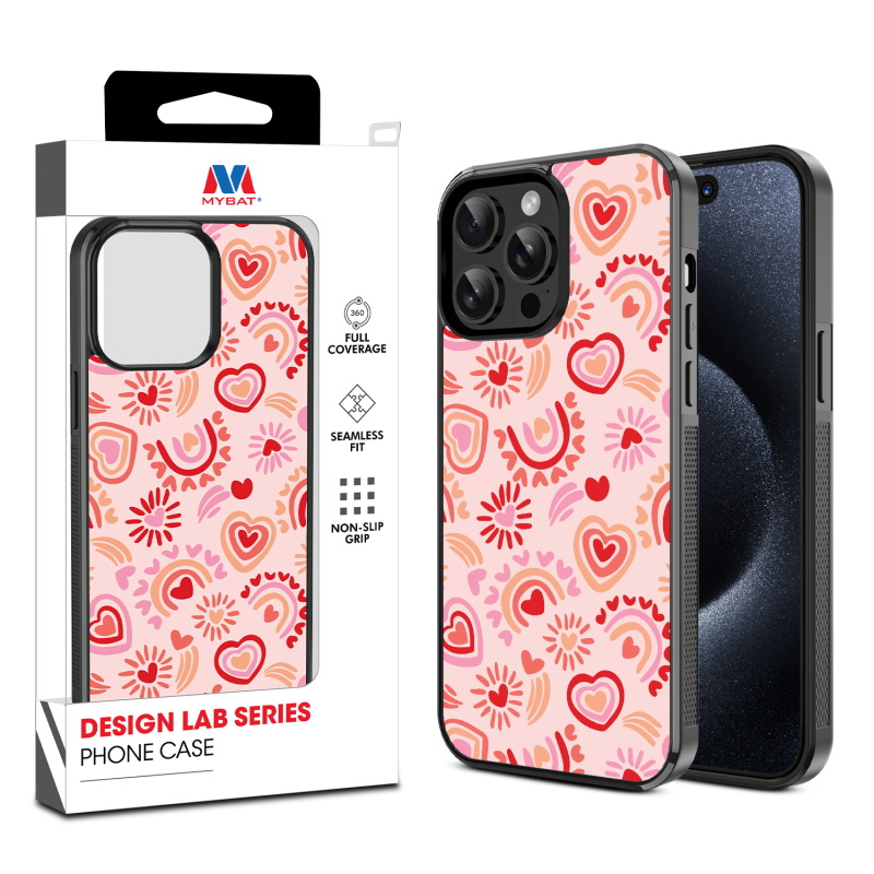 MyBat Design Lab Series Case for Apple iPhone 14 Pro (6.1) - Beaming Love
