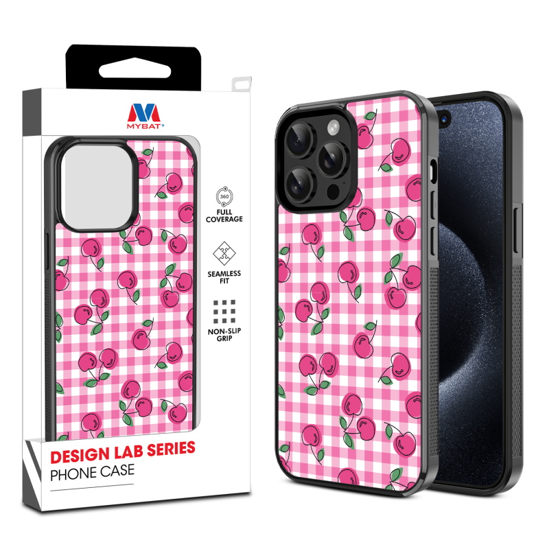 MyBat Design Lab Series Case for Apple iPhone 14 Pro (6.1) - Pink Cherries