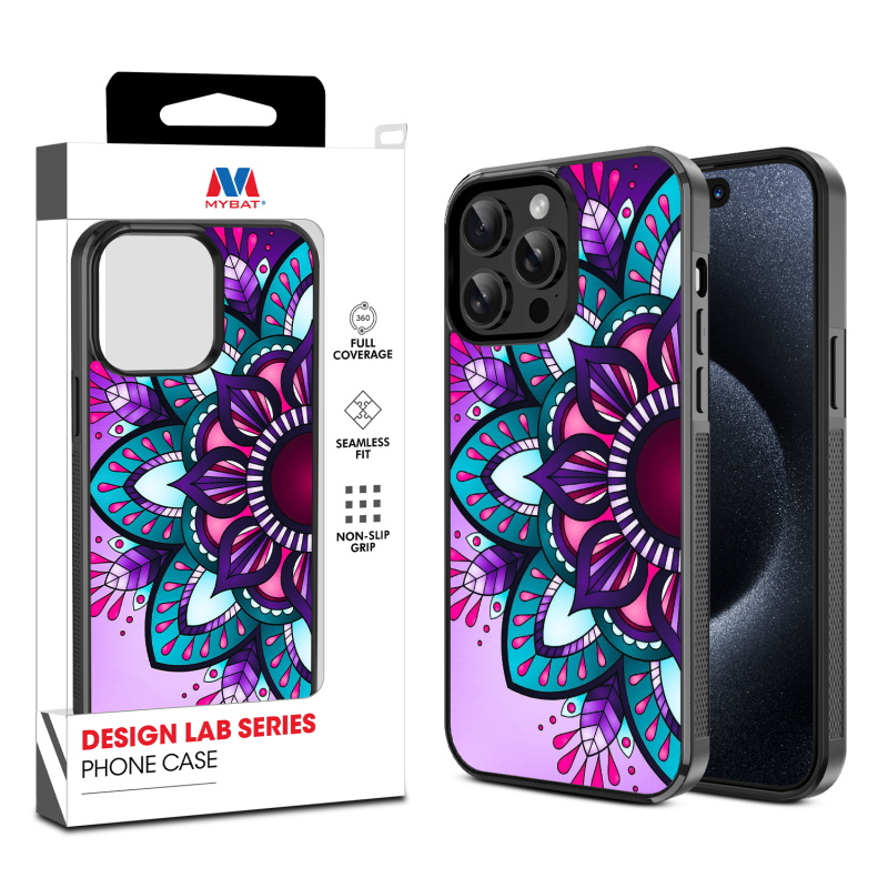 MyBat Design Lab Series Case for Apple iPhone 14 Pro (6.1) - Flower Mandala